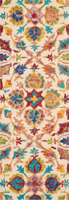 Nourison Vivid Beige Runner 20 X 60 Area Rug 805-115457 Image 0