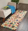 Nourison Vivid Beige Runner 20 X 60 Area Rug 805-115457 Thumb 3