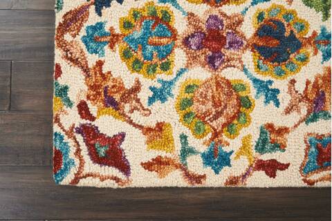 Nourison Vivid Beige Runner 23 X 76 Area Rug 805-115459 Image 1