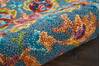 Nourison Vivid Blue Runner 23 X 76 Area Rug 805-115460 Thumb 2