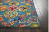 Nourison Vivid Blue Runner 23 X 76 Area Rug 805-115460 Thumb 4