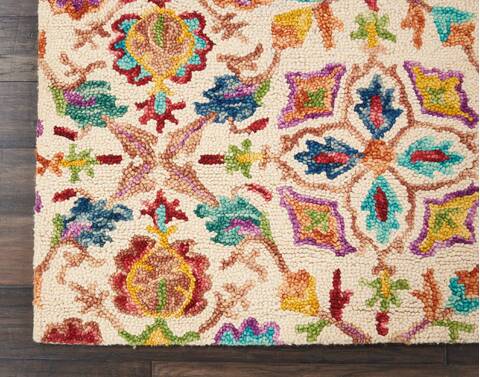 Nourison Vivid Beige 66 X 96 Area Rug 805-115461 Image 1