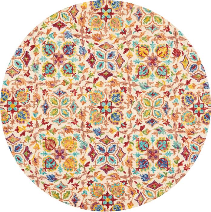 Nourison Vivid Multicolor Round 80 X 80 Area Rug 805-115462 Image 0