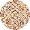 Nourison Vivid Multicolor Round 80 X 80 Area Rug  805-115462 Thumb 0