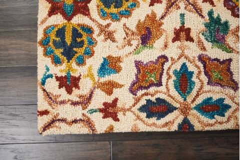 Nourison Vivid Beige 80 X 106 Area Rug 805-115465 Image 1