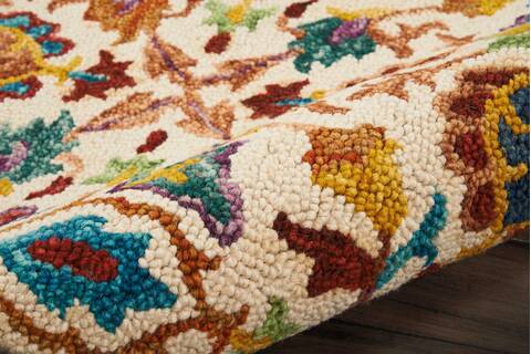 Nourison Vivid Beige 80 X 106 Area Rug 805-115465 Image 2