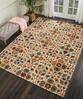 Nourison Vivid Beige 80 X 106 Area Rug  805-115465 Thumb 3