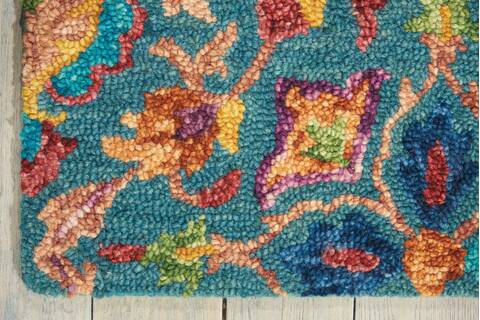 Nourison Vivid Blue 40 X 60 Area Rug 805-115466 Image 1