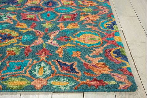 Nourison Vivid Blue 40 X 60 Area Rug 805-115466 Image 4