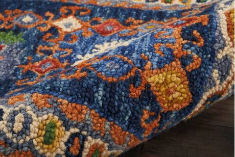 Nourison Vivid Blue Runner 23 X 76 Area Rug 805-115469 Image 2