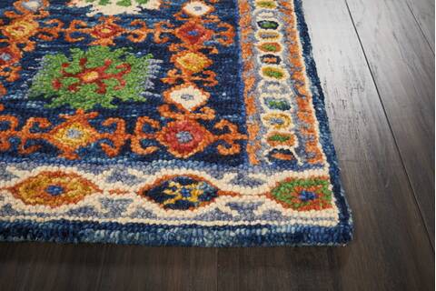 Nourison Vivid Blue Runner 23 X 76 Area Rug 805-115469 Image 4
