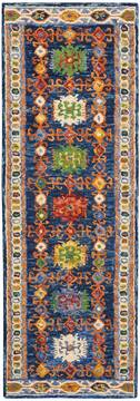 Nourison Vivid Blue Runner 2'3" X 7'6" Area Rug  805-115469