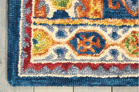 Nourison Vivid Blue 50 X 76 Area Rug 805-115472 Image 1