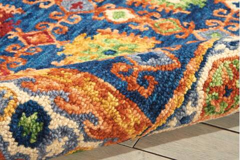 Nourison Vivid Blue 50 X 76 Area Rug 805-115472 Image 2