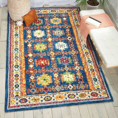 Nourison Vivid Blue 50 X 76 Area Rug 805-115472 Image 3