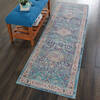 Nourison Vintage Kashan Blue Runner 20 X 60 Area Rug  805-115477 Thumb 3