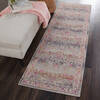 Nourison Vintage Kashan Grey Runner 24 X 80 Area Rug 805-115481 Thumb 3