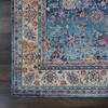 Nourison Vintage Kashan Blue 20 X 40 Area Rug  805-115483 Thumb 1