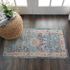 Nourison Vintage Kashan Blue 20 X 40 Area Rug  805-115483 Thumb 3