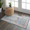 Nourison Vintage Kashan Blue 20 X 40 Area Rug  805-115483 Thumb 4