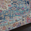 Nourison Vintage Kashan Blue Round 40 X 40 Area Rug  805-115484 Thumb 2