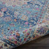 Nourison Vintage Kashan Blue 40 X 60 Area Rug  805-115485 Thumb 2