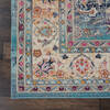 Nourison Vintage Kashan Blue 710 X 910 Area Rug  805-115487 Thumb 1