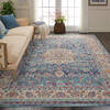 Nourison Vintage Kashan Blue 710 X 910 Area Rug  805-115487 Thumb 3