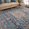 Nourison Vintage Kashan Blue 710 X 910 Area Rug  805-115487 Thumb 4