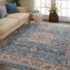 Nourison Vintage Kashan Blue 710 X 910 Area Rug  805-115487 Thumb 5