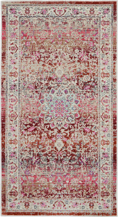 Nourison Vintage Kashan Red 20 X 40 Area Rug 805-115495 Image 0