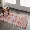 Nourison Vintage Kashan Red 20 X 40 Area Rug  805-115495 Thumb 4