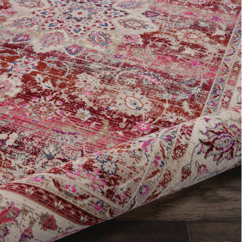 Nourison Vintage Kashan Red 40 X 60 Area Rug 805-115497 Image 2