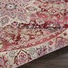 Nourison Vintage Kashan Red Round 60 X 60 Area Rug 805-115498 Thumb 2