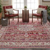 Nourison Vintage Kashan Red 710 X 910 Area Rug  805-115499 Thumb 4