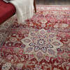 Nourison Vintage Kashan Red 53 X 710 Area Rug  805-115503 Thumb 4