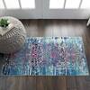 Nourison Vintage Kashan Blue 20 X 40 Area Rug  805-115508 Thumb 4