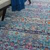 Nourison Vintage Kashan Blue 40 X 60 Area Rug  805-115510 Thumb 4