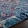 Nourison Vintage Kashan Blue 810 X 1110 Area Rug 805-115513 Thumb 2