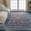 Nourison Vintage Kashan Blue 810 X 1110 Area Rug 805-115513 Thumb 4