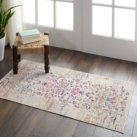 Nourison Vintage Kashan Beige 20 X 40 Area Rug 805-115514 Image 4