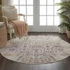 Nourison Vintage Kashan Beige Round 40 X 40 Area Rug  805-115515 Thumb 5