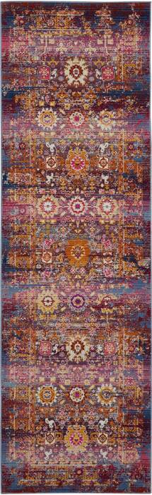 Nourison Vintage Kashan Red Runner 24 X 80 Area Rug 805-115523 Image 0