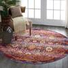 Nourison Vintage Kashan Red Round 60 X 60 Area Rug 805-115527 Thumb 3