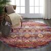 Nourison Vintage Kashan Red Round 60 X 60 Area Rug 805-115527 Thumb 5