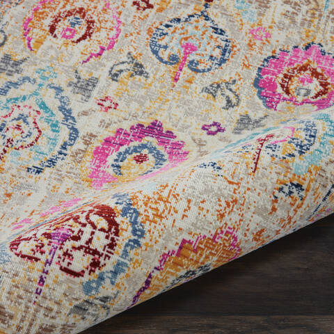 Nourison Vintage Kashan Beige Runner 20 X 60 Area Rug 805-115531 Image 2