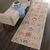 Nourison Vintage Kashan Beige Runner 20 X 60 Area Rug 805-115531 Thumb 3
