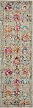 Nourison Vintage Kashan Beige Runner 2'0" X 6'0" Area Rug  805-115531