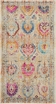 Nourison Vintage Kashan Beige 2'0" X 4'0" Area Rug  805-115533