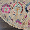 Nourison Vintage Kashan Beige Round 40 X 40 Area Rug  805-115534 Thumb 1